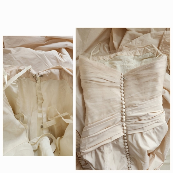 Vera Wang Couture Runway Gown Silk Taffeta Pink 2 - Picture 15 of 17